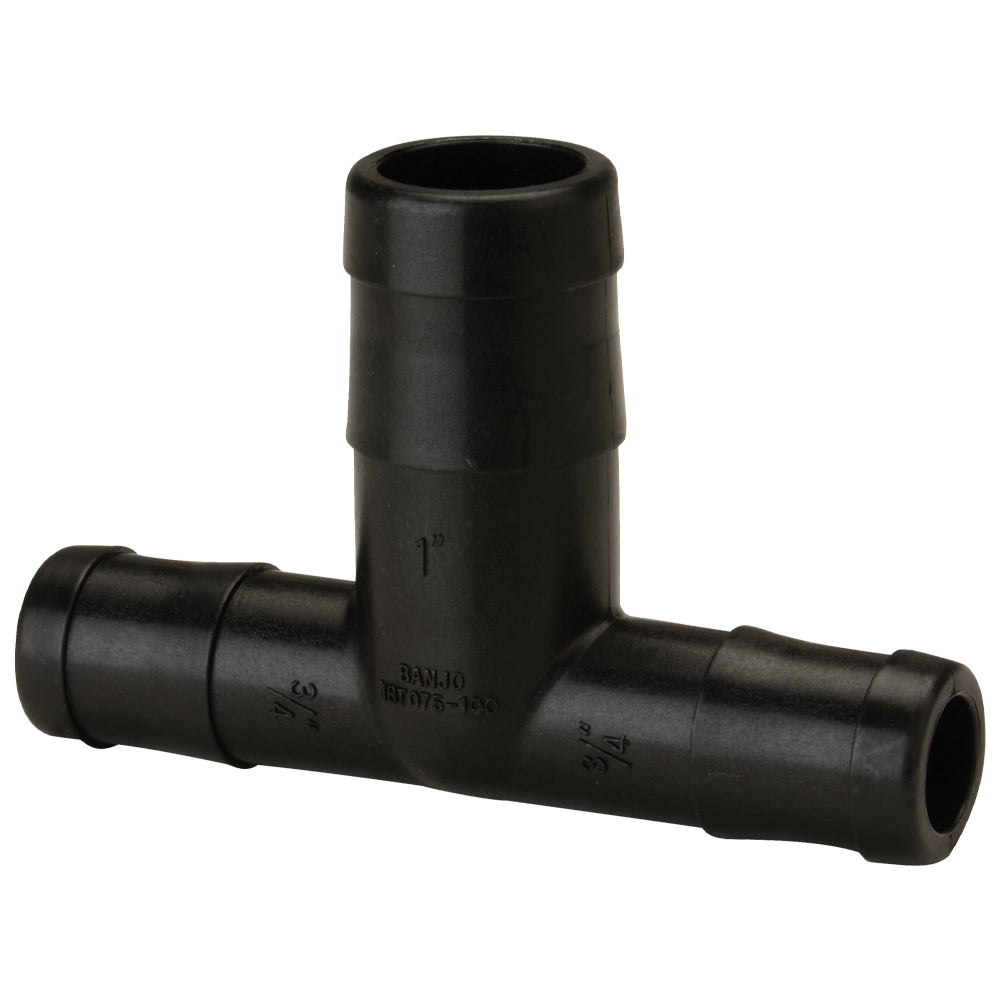Banjo polypropylene hose barb tee