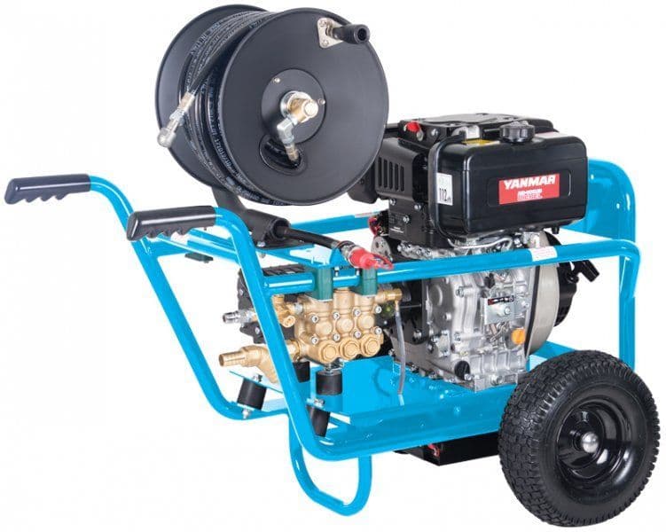 Yanmar Diesel Drain Jetter and Pressure Washer – 30 LPM, 100 Bar