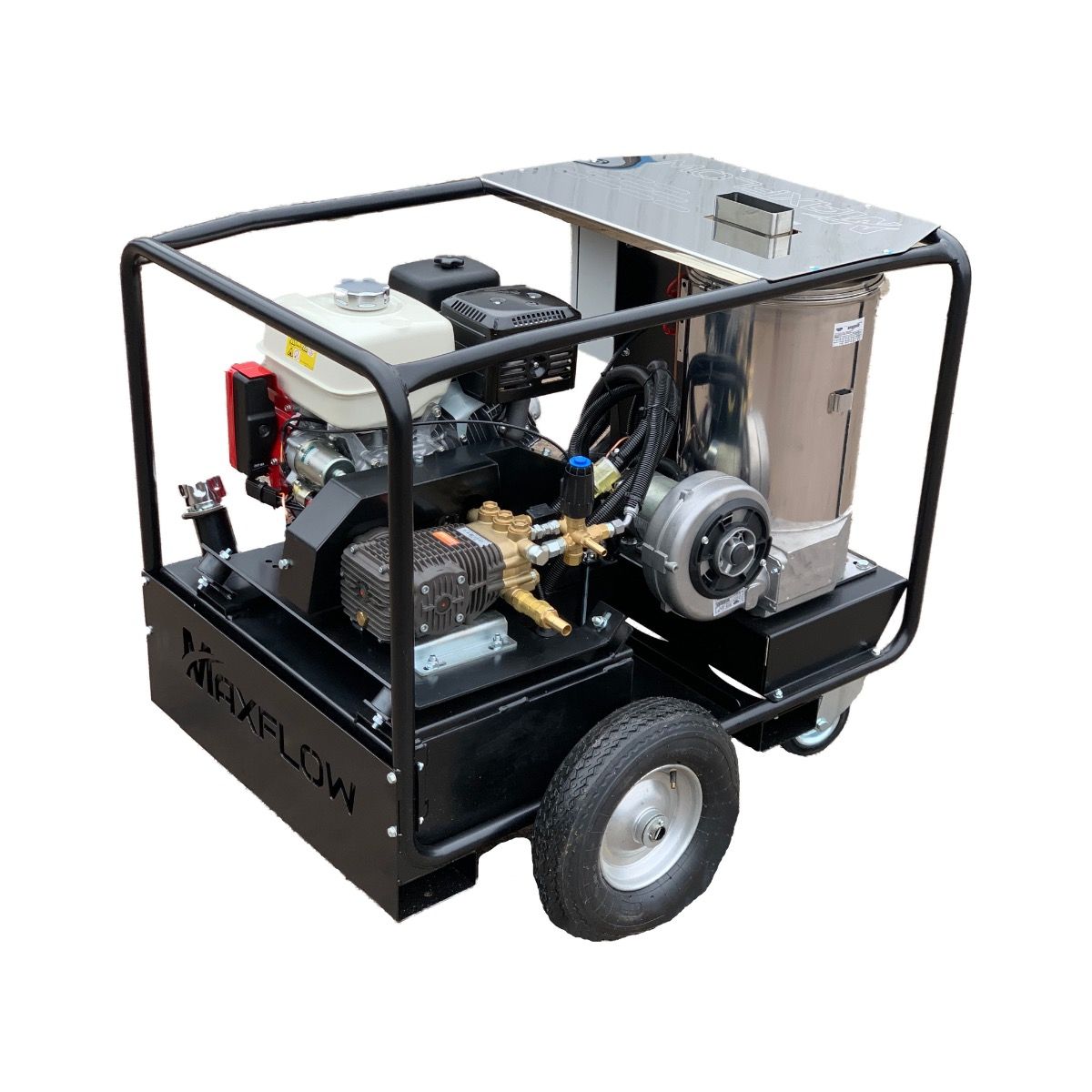 Maxflow HCN21/200 Honda GX390 21 LPM petrol hot water pressure washer
