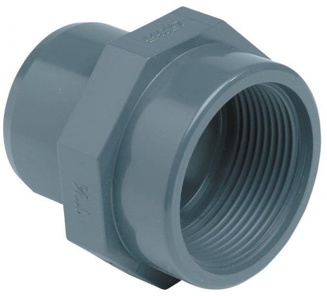 Effast PVCu Plain x Female Thread Spigots