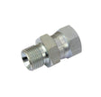 Plated Steel Coupling 3/8"F x 3/8"M image 0