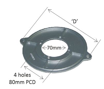 Flange 184mm image 0