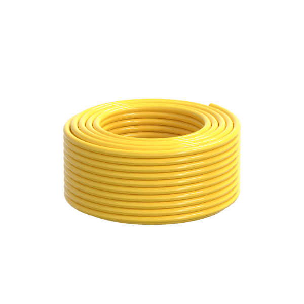 Yellow 6.3mm microbore window cleaning hose 100m