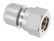 Maxi Quick Release Plug - Chrome Plated Brass - 1/4" BSP Female