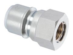 Maxi Quick Release Plug - Chrome Plated Brass - 1/4" BSP Female