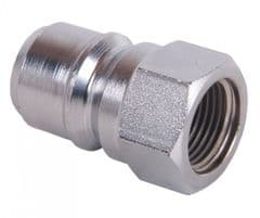 Maxi Quick Release Plug - Chrome Plated Brass - 3/8" BSP Female