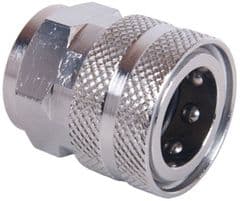 Maxi Quick Release Coupler - Chrome Plated Brass - 3/8" BSP Female