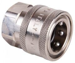 Maxi Quick Release Coupler - Nickel Plated Brass - 3/8" BSP Female