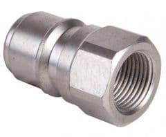 Maxi Quick Release Plug - Stainless Steel - 3/8" BSP Female