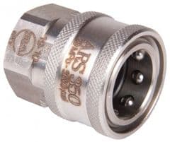 Maxi Quick Release Coupler - Stainless Steel - 3/8" BSP Female