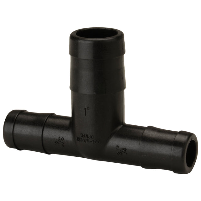 Banjo polypropylene hose barb tee
