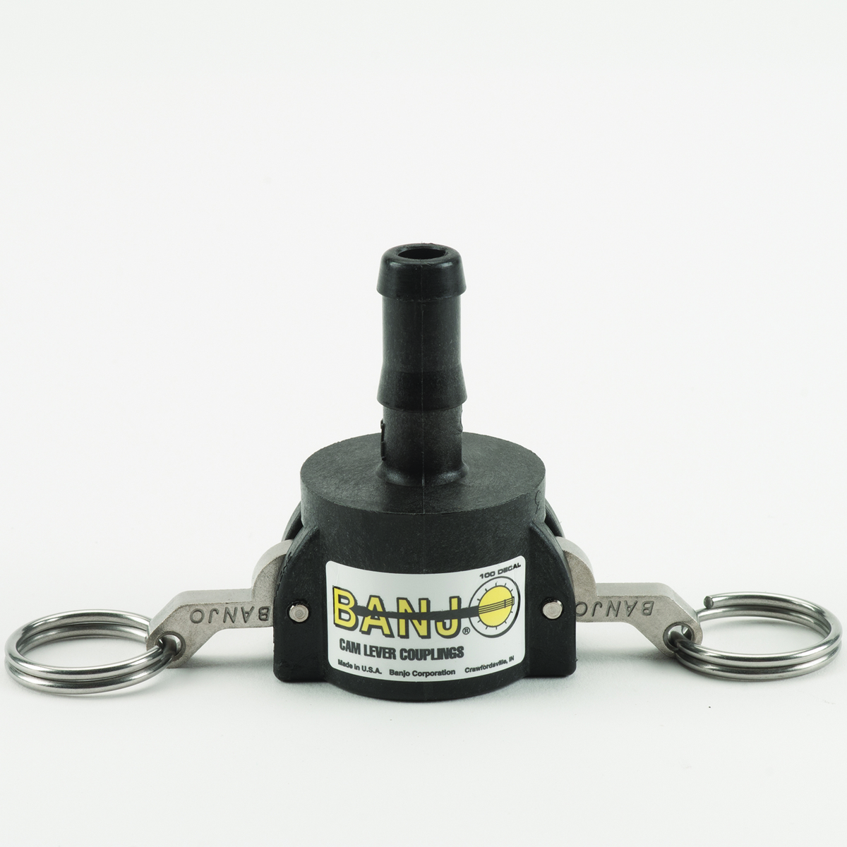Banjo polypropylene cam lever coupler x female thread