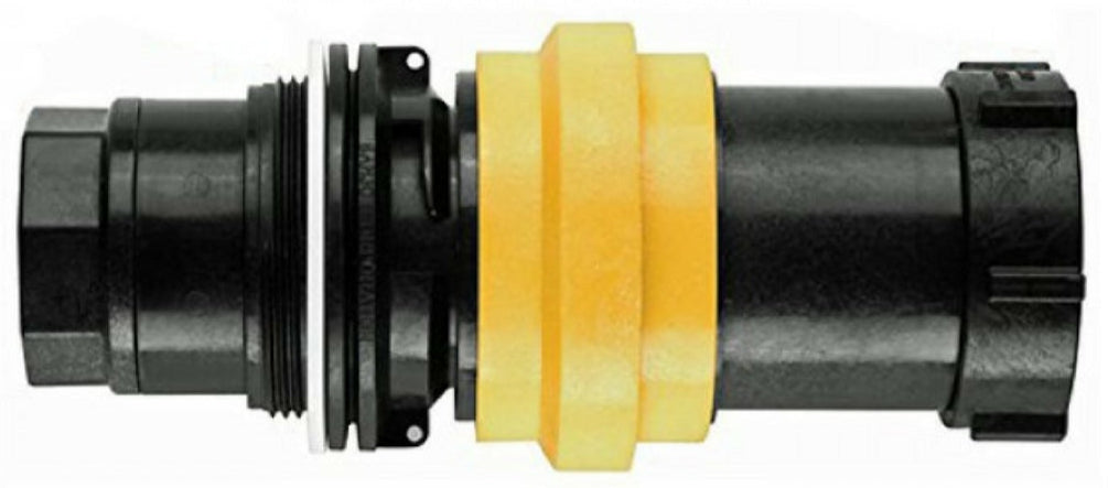 Banjo polypropylene dry poppet coupling