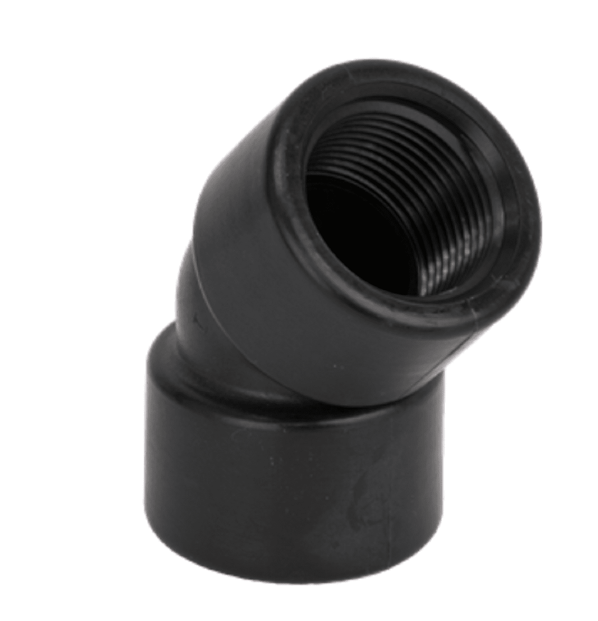 Banjo polypropylene 45 degree female NPT elbow