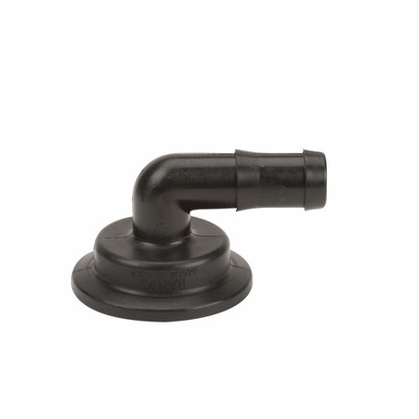 Banjo polypropylene flange x 45 degree hose barb