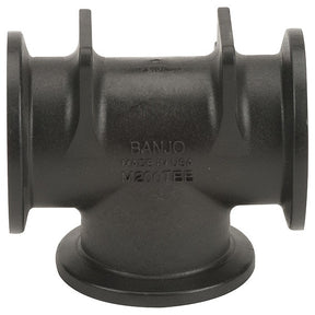 Banjo polypropylene flanged tee