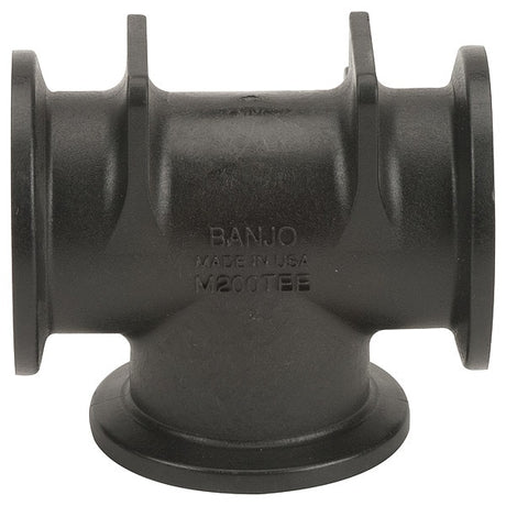 Banjo polypropylene flanged tee