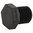 Banjo polypropylene male NPT plug