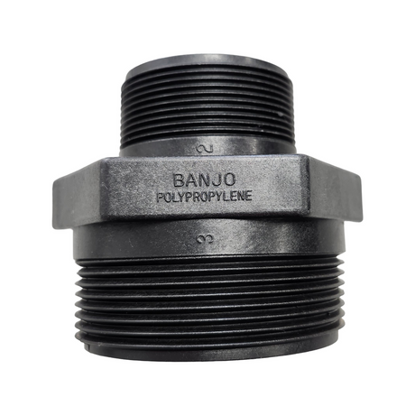 Banjo polypropylene male NPT reducer nipple