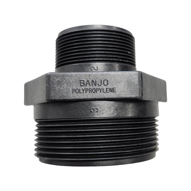 Banjo polypropylene male NPT reducer nipple