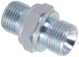BSP × BSP plated steel threaded nipples