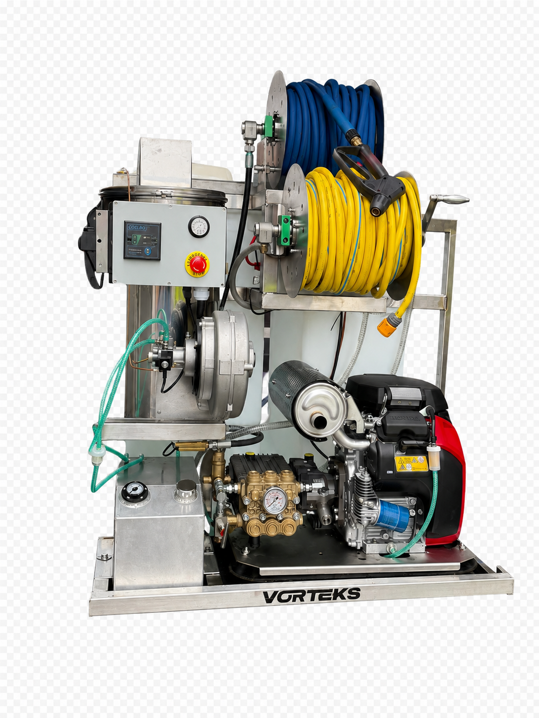 VORTEKS Industrial Hot Water Van Mounted Pressure Washer