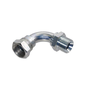 Swept Plated Steel Elbow 1/4"M x 1/4"F image 0