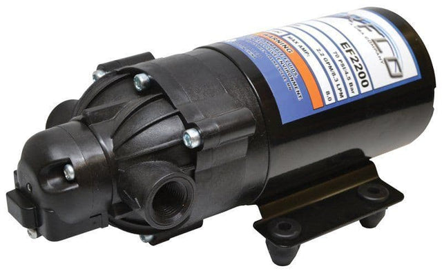 Everflo EF2200 12V diaphragm pump 8.3 LPM