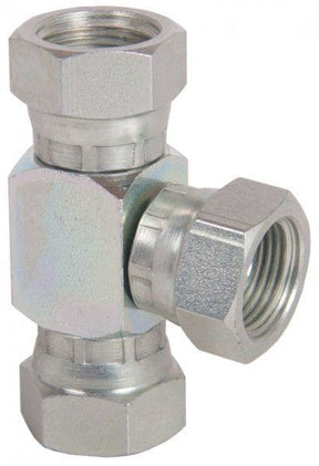Plated Steel Female Threaded Swivels Tees