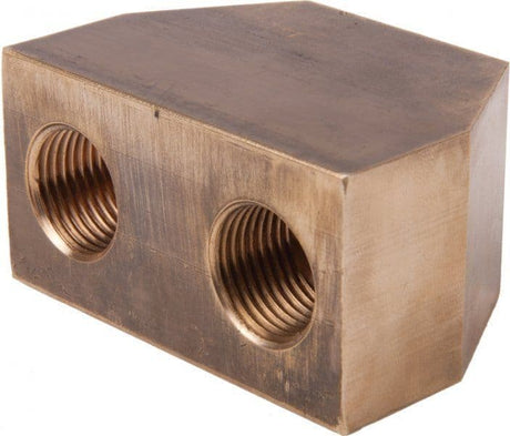 Brass high-pressure flow splitter