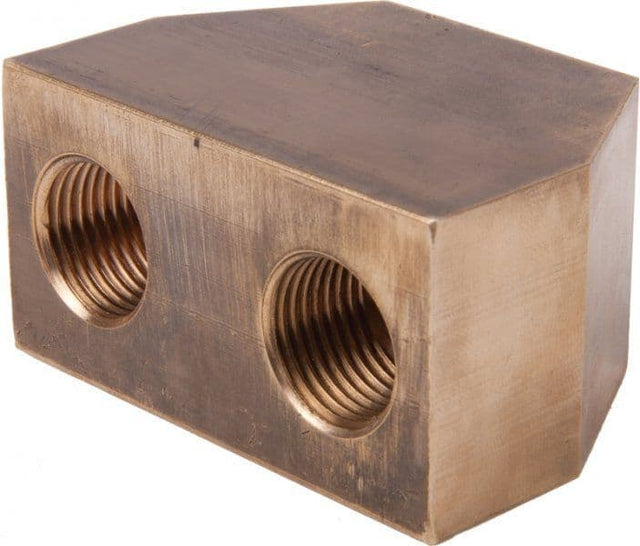 Brass high-pressure flow splitter