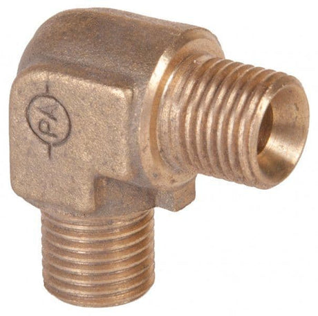 Brass male threaded elbow