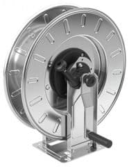 Faicom HX Series Stainless Steel Manual High-Pressure Hose Reel – 25 m