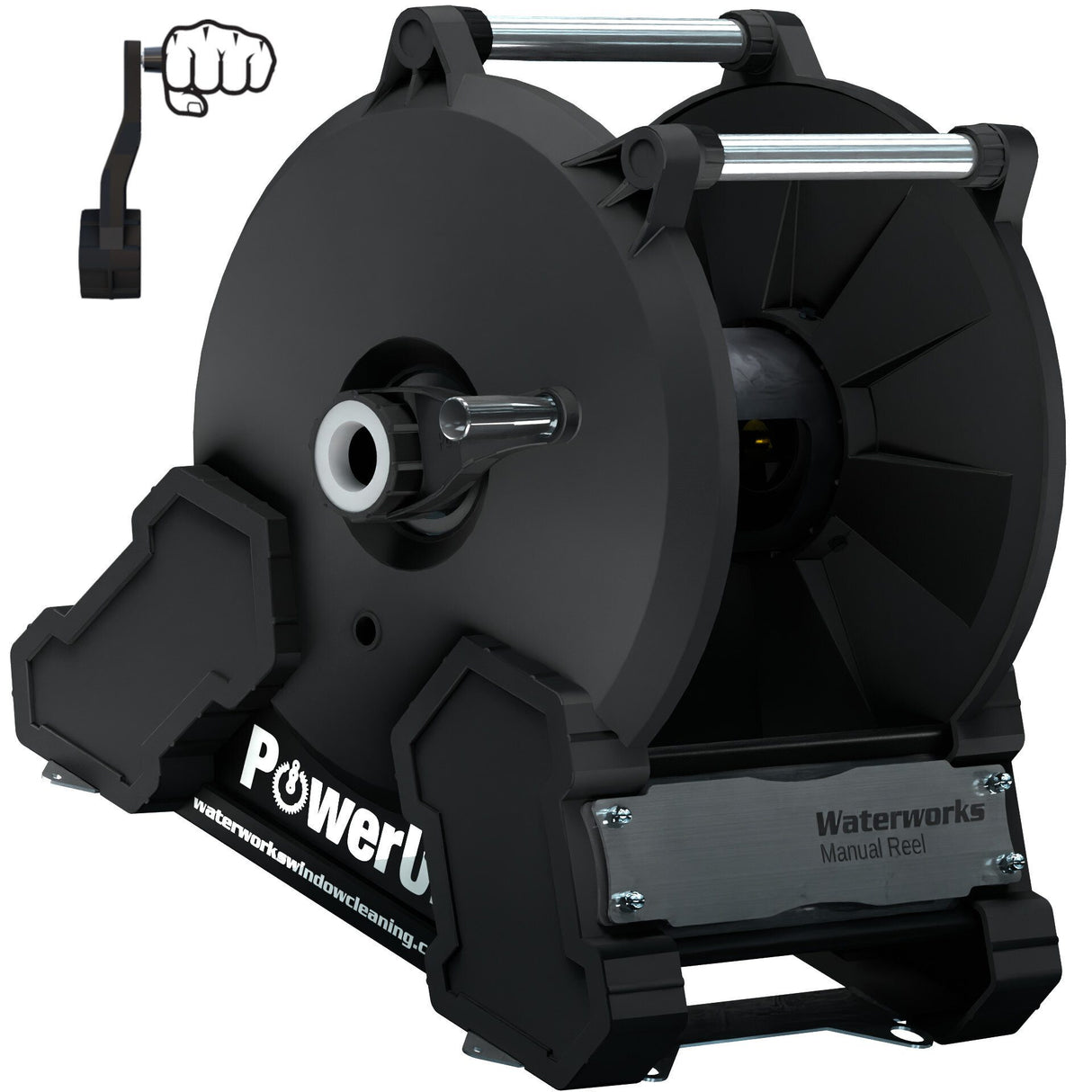 Waterworks manual LHW window cleaning hose reel