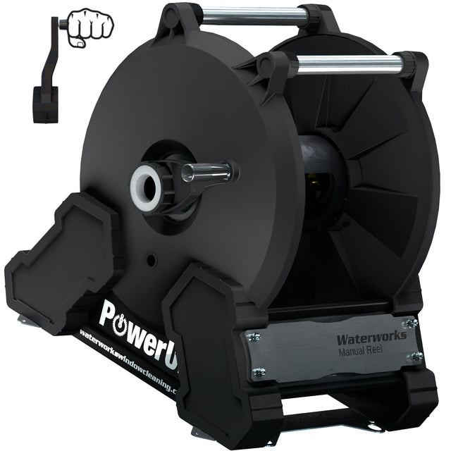 Waterworks manual LHW window cleaning hose reel