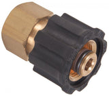 M22 Female Screw Couplers - M22 Female x 1/2" BSP Female