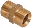 M22 Straight Screw Connectors - M22 Male x M22 Male - Compact Brass