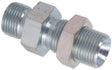 Plated Steel Male Bulkhead Fittings with Nut