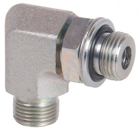 Plated Steel Male Threaded Elbows with Retaining Ring