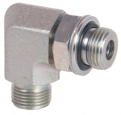 Plated Steel Male Threaded Elbows with Retaining Ring