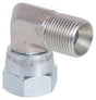 Plated Steel Male x Female Threaded Elbow Swivels