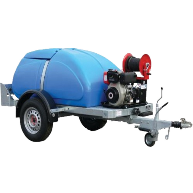 Maxflow BOWSER3 Yanmar L100V 15 LPM highway-spec bowser pressure washer