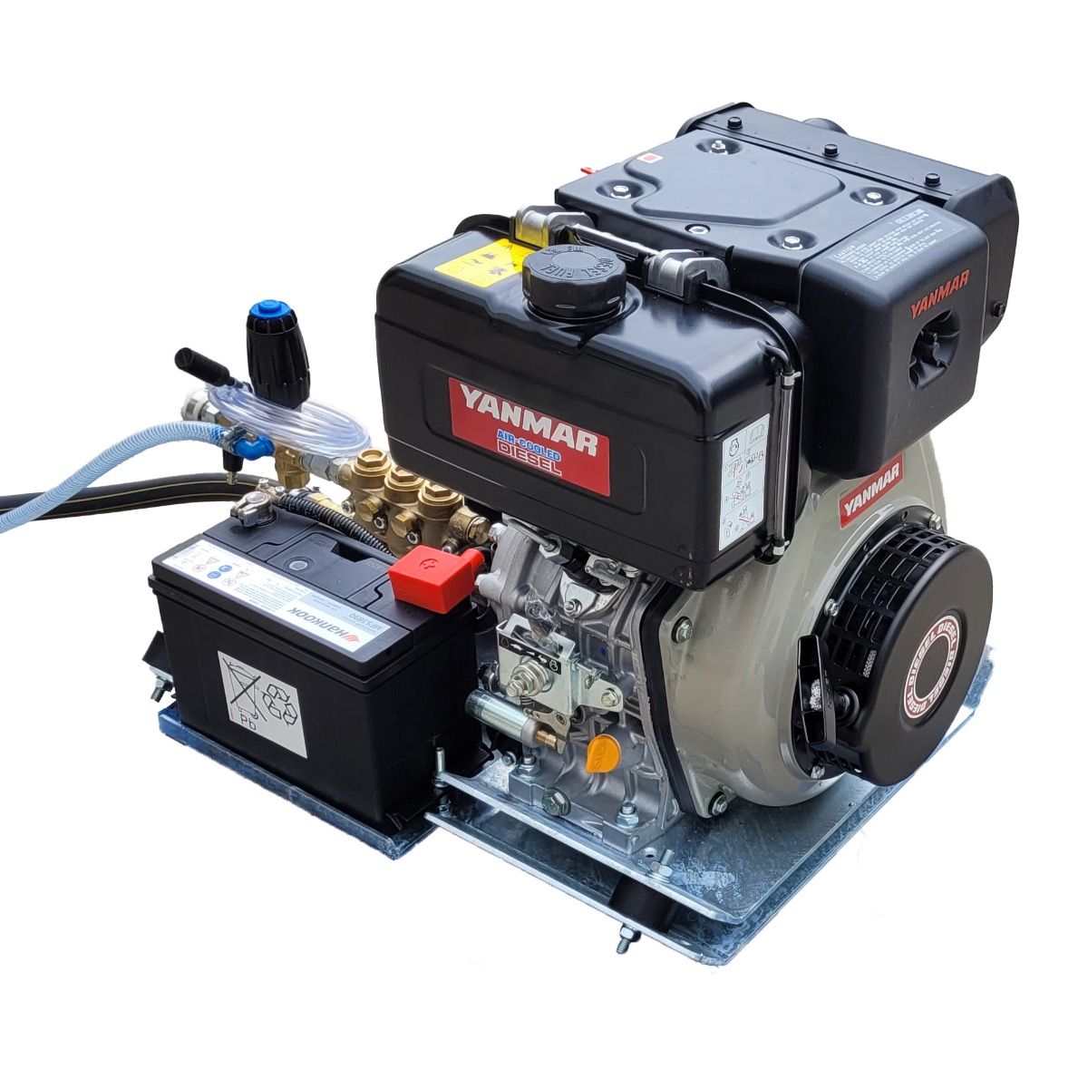 Maxflow COMET15YSK Yanmar L100 15 LPM skid-mounted pressure washer
