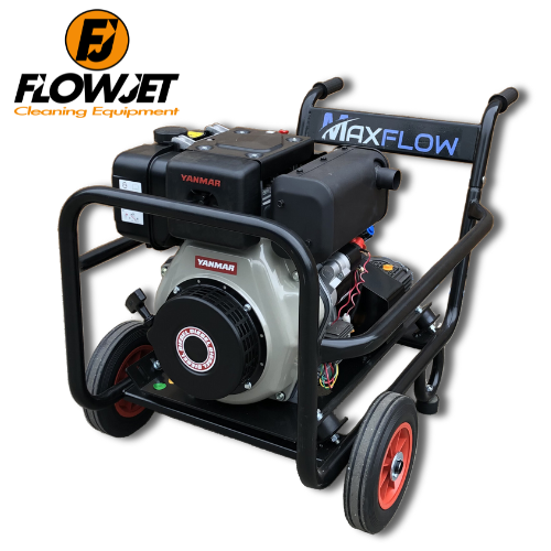 Maxflow COMET15YTE Yanmar L100V 15 LPM Comet trolley pressure washer