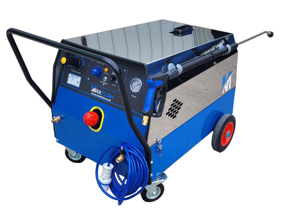 Maxflow H30 12 LPM 150 Bar electric hot water pressure washer