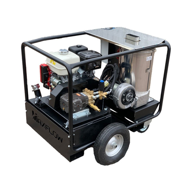 Maxflow HCN21/200 Honda GX390 21 LPM petrol hot water pressure washer