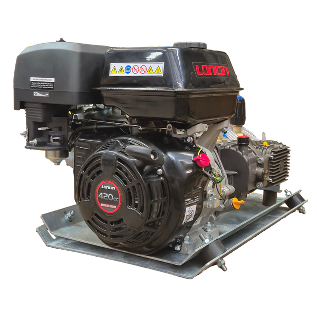 Maxflow Loncin G420 21 LPM Skid-Mounted Pressure Washer