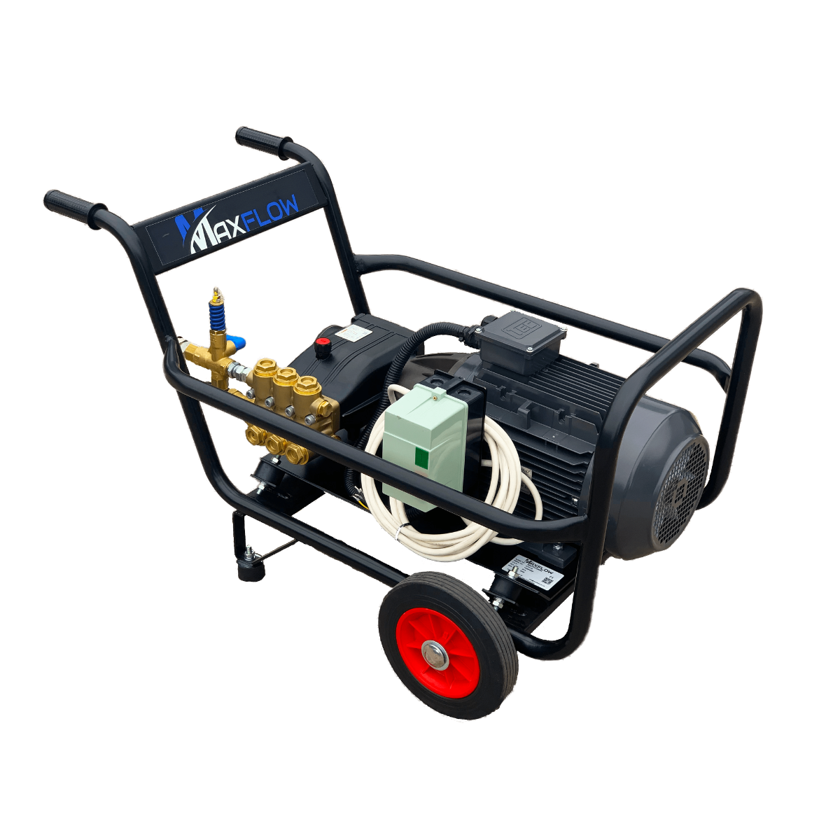 Maxflow MAXTF27/200HK 27 LPM 200 Bar electric trolley pressure washer