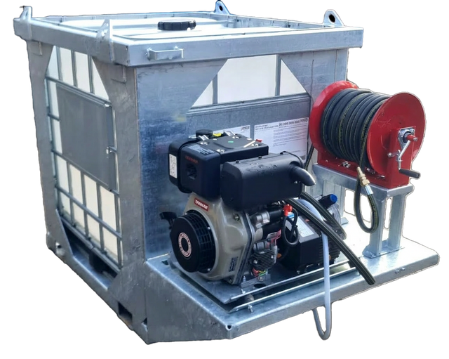 Maxflow 1000L IBC skid bowser pressure washer