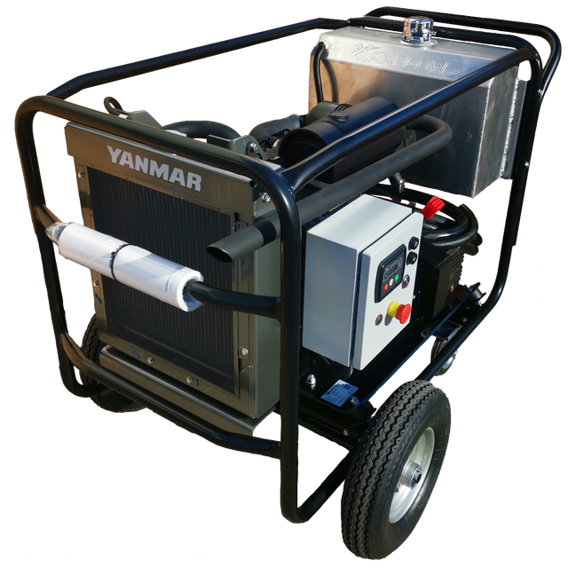 Maxflow YANMARX2-TF Yanmar 3-cylinder 18 LPM 500 Bar diesel pressure washer